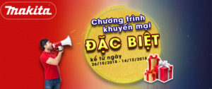 Chuong trinh khuyen mai thang 10 cua Makita
