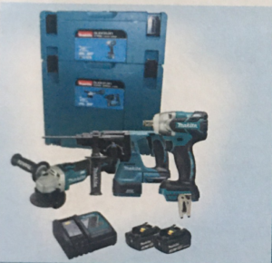 Bộ máy khoan vặn vít Makita DLX3131JX1