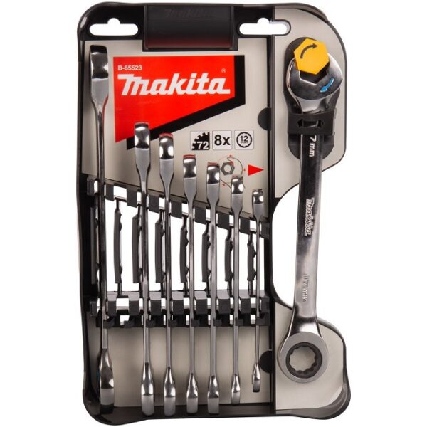 Bộ cờ lê vòng miệng tự động Makita B-65523