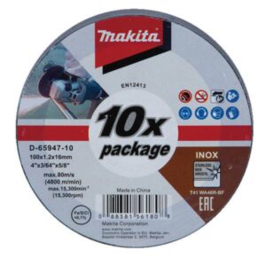 Đá cắt inox mỏng Makita D-65947-10