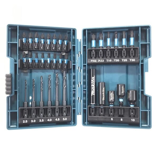 Bộ mũi vít và khoan kim loại Makita E-06622